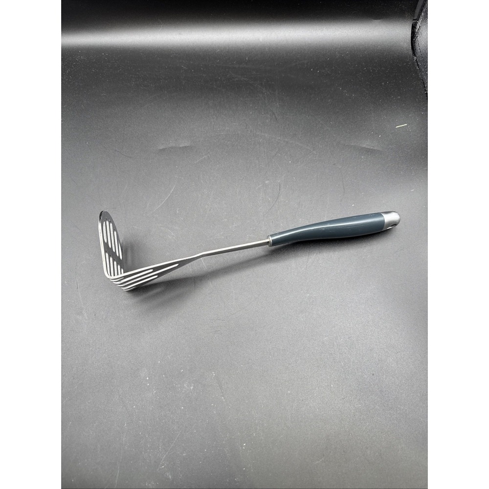 Michael Graves Potato Masher Right Angle Spatula Stainless Steel Grey Handle